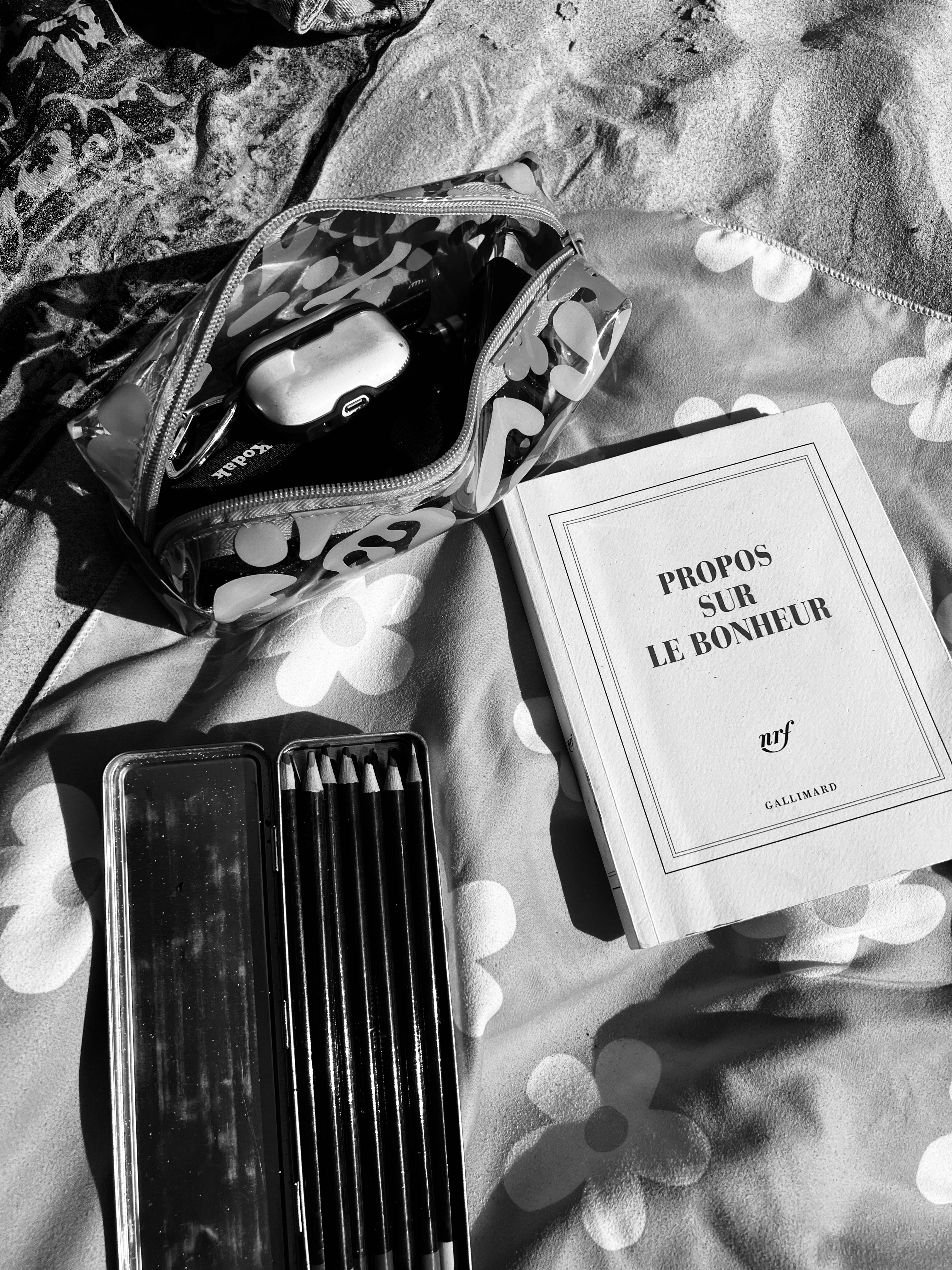Carnet de voyage sur la plage