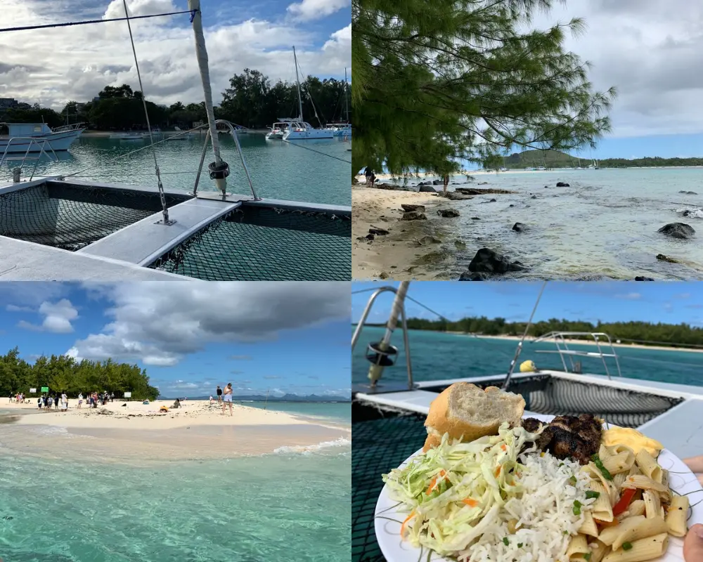 Excursion catamaran île Maurice - Îlot Gabriel snorkeling repas à bord et rhum
