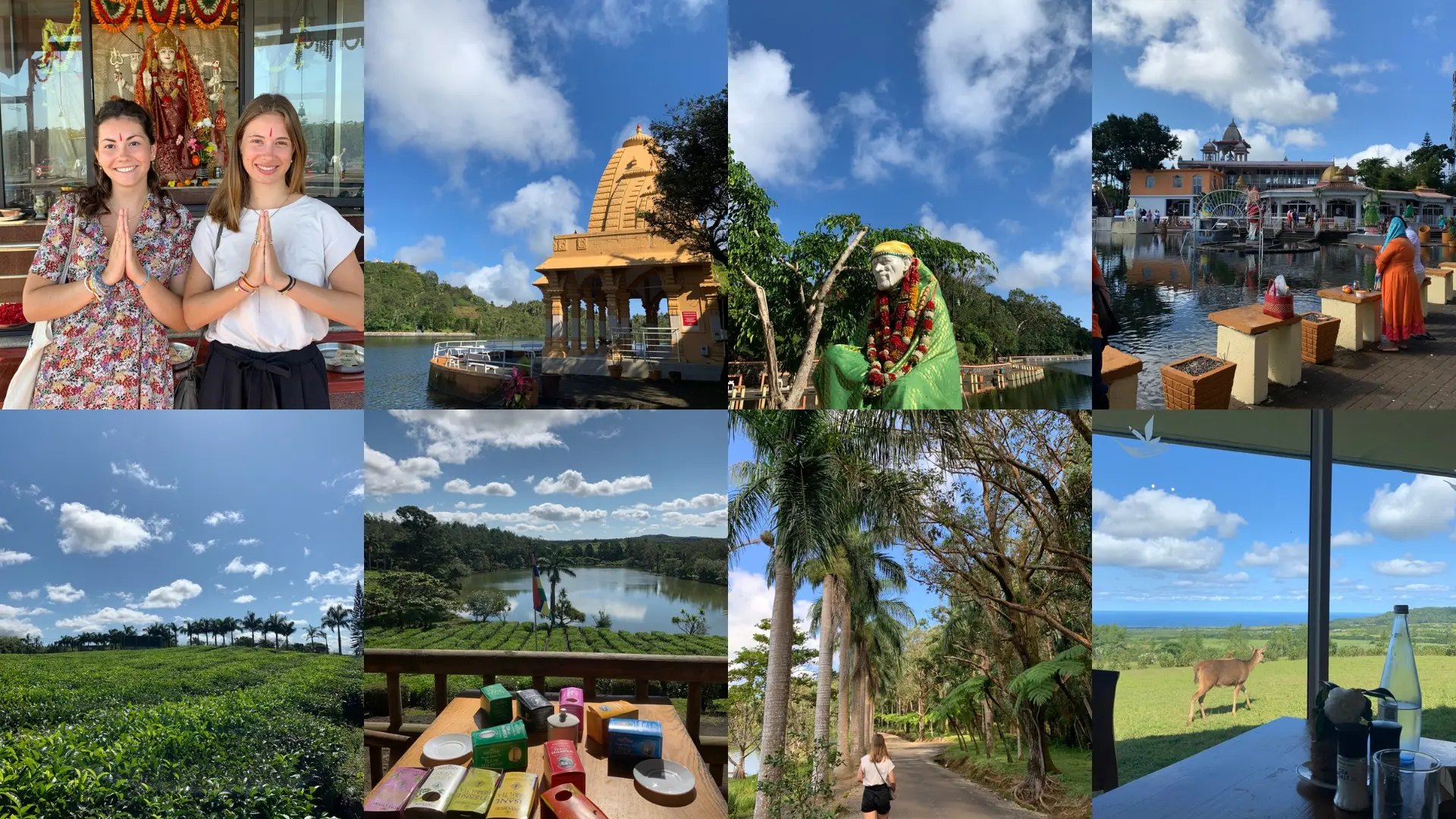 Grand Bassin île Maurice - lac sacré hindou temples pèlerinage et plantation de thé Bois Chéri