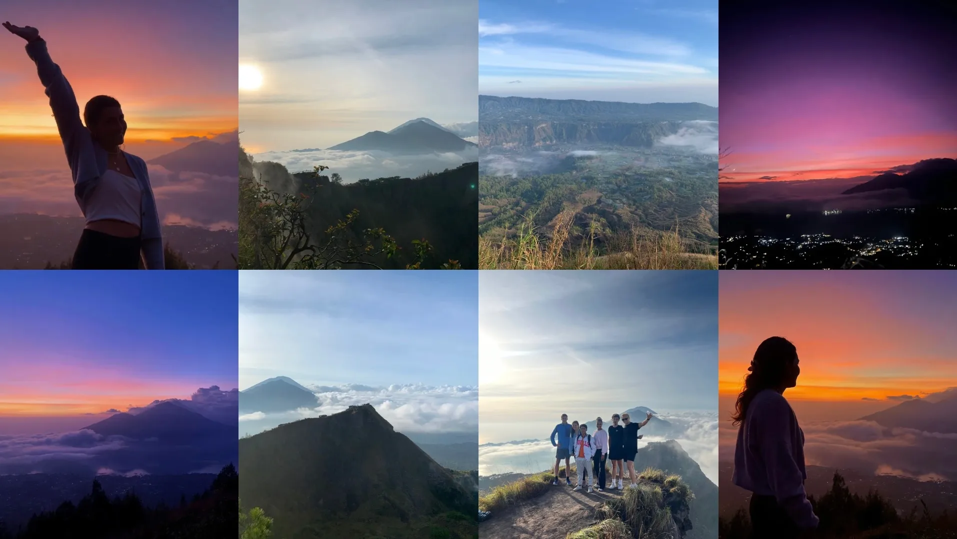 Lever de soleil au sommet du Mont Batur, Bali