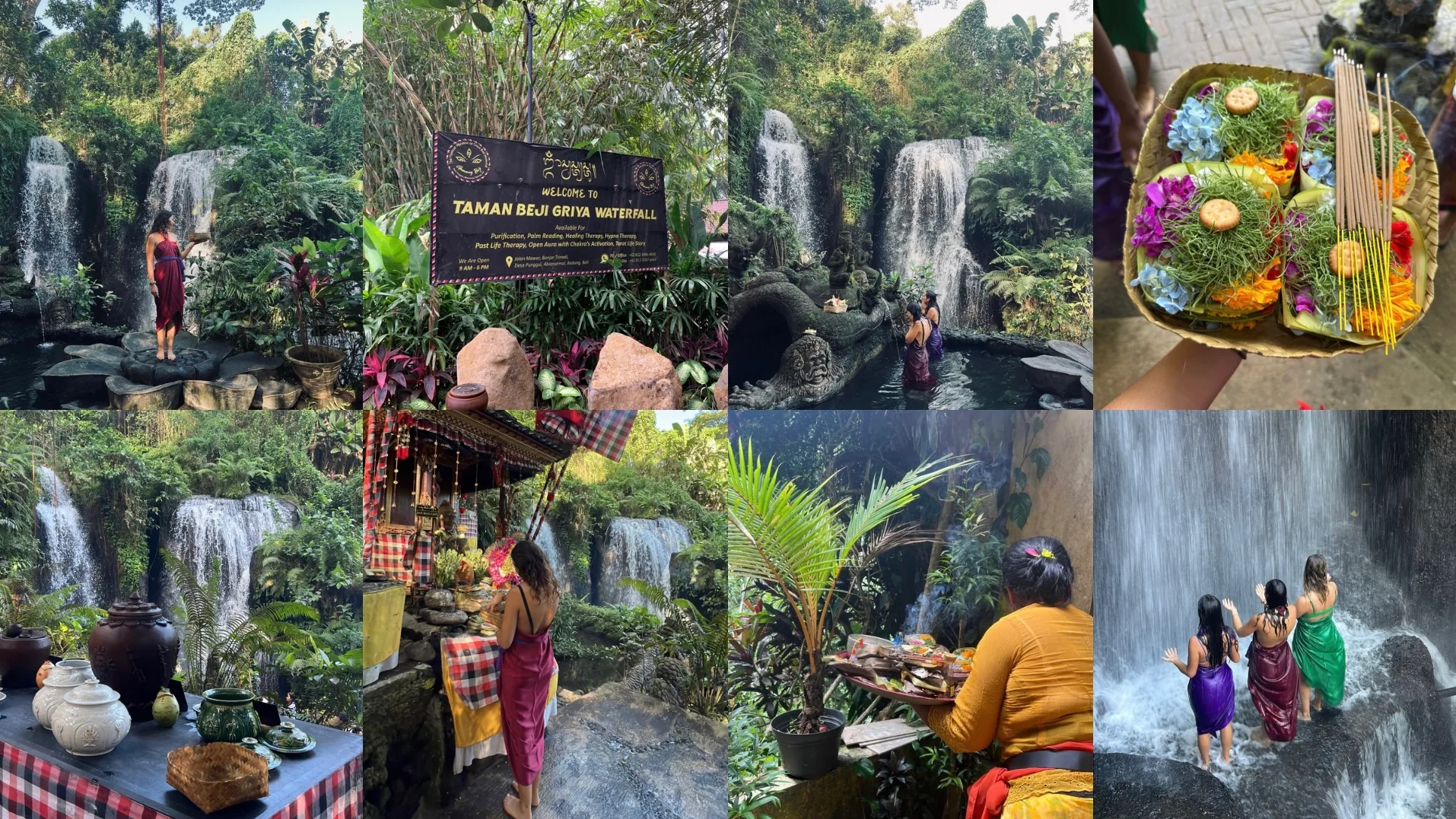 Cérémonie de purification à Ubud, Bali