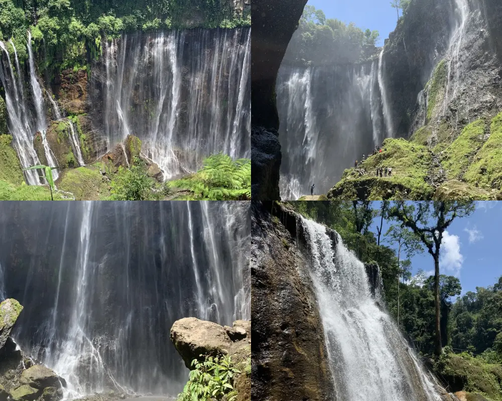 Cascade Tumpak Sewu Java Indonésie - la plus impressionnante cascade d'Asie du Sud-Est